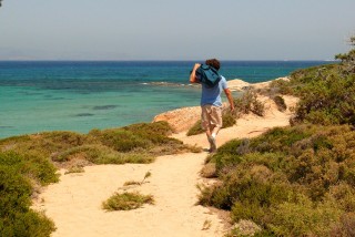 Cedar Forest Faros Villa Walking at Alyko Beach